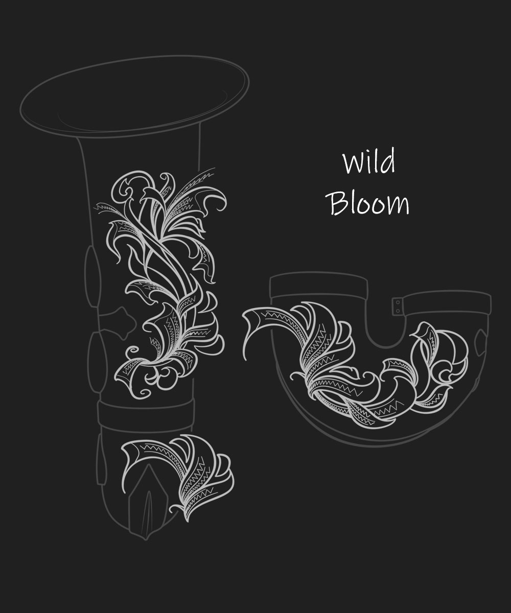 Wild Bloom Premium Engraving