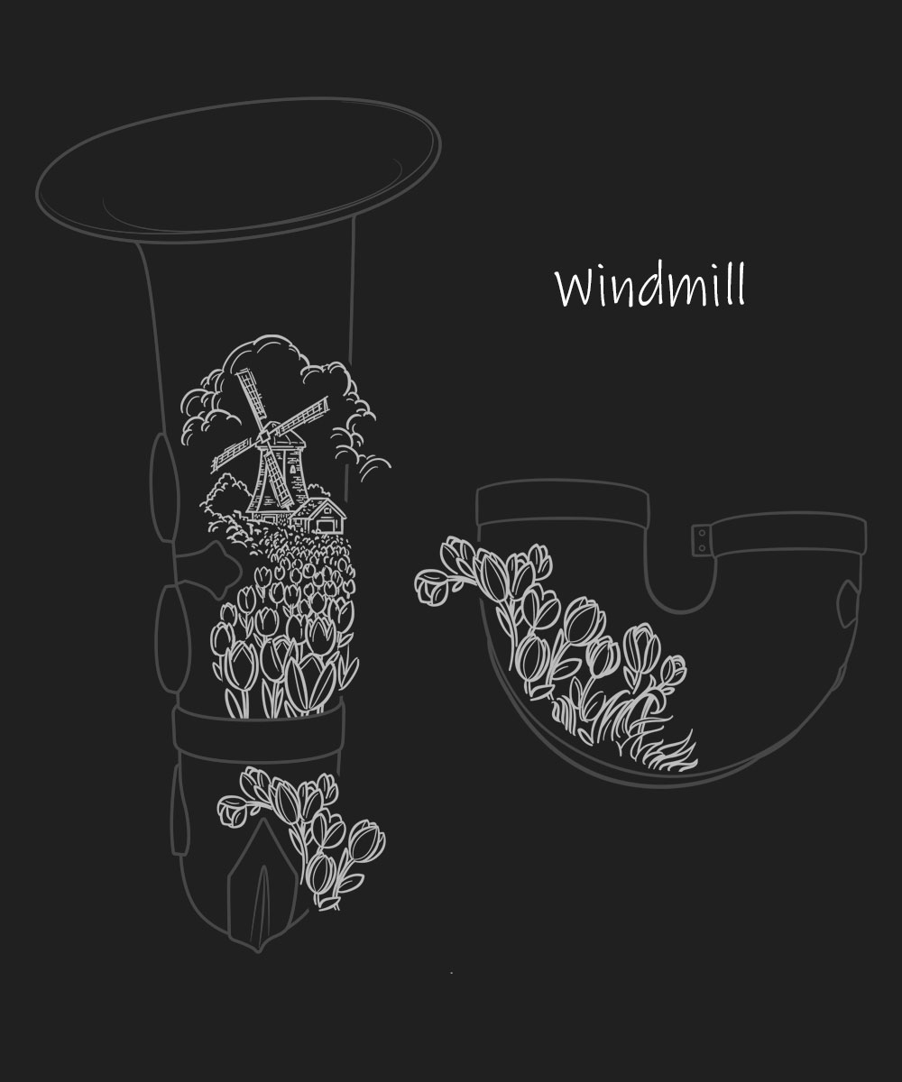 Windmill Premium Engraving